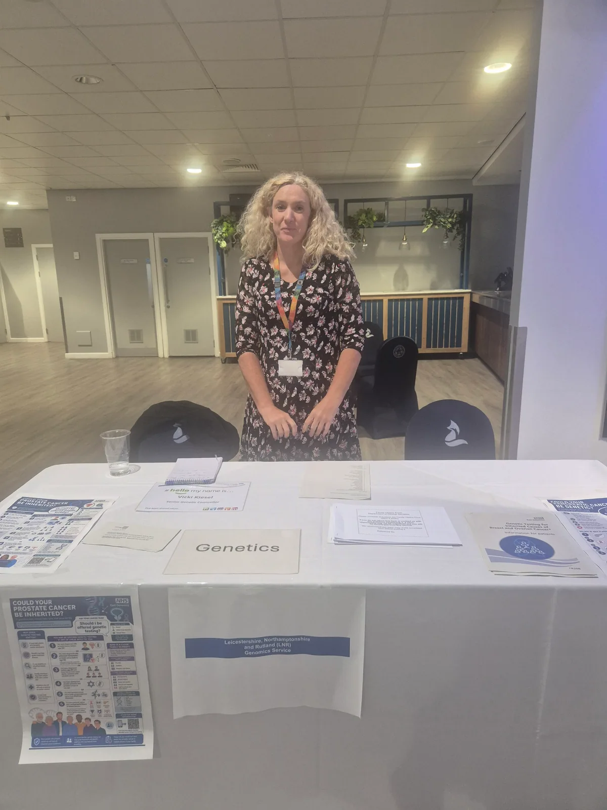 Vicki at the event